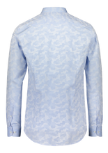 Load image into Gallery viewer, Slim fit shirt in Albini blue cloud