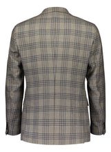 Load image into Gallery viewer, Modern fit blazer in beige check