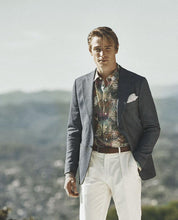 Load image into Gallery viewer, Rento Buffalo bleiseri &lt;br&gt;tumma turkoosi-ruskea&lt;br&gt;regular fit
