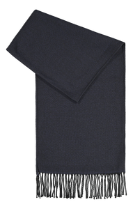 Silky soft wool scarf blue