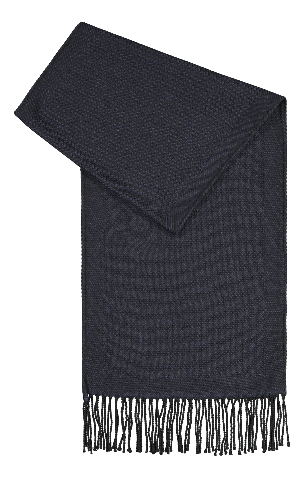 Silky soft wool scarf blue