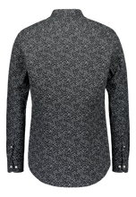 Load image into Gallery viewer, Slim fit shirt Pyry in Albini dark print
