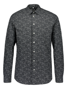 Slim fit shirt Pyry in Albini dark print