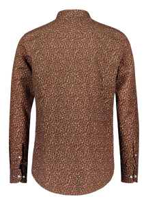 Slim fit shirt Pyry with micro camouflage print