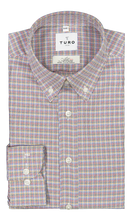 Load image into Gallery viewer, Casual slim fit shirt in Albini multicolor
