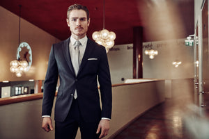 Slim fit shirt in Albini white cloud