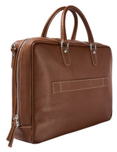 Load image into Gallery viewer, Leather briefcase tan

