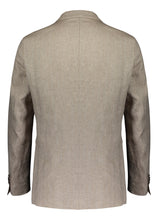 Load image into Gallery viewer, Slim fit blazer in beige linen
