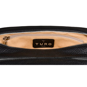 Leather toiletry bag