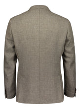 Load image into Gallery viewer, Beige basket weave blazer in regular fit
