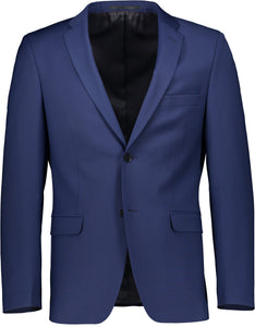 Kesäisen sininen sekoitepuku <br> extra slim fit