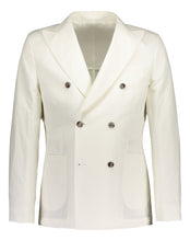 Load image into Gallery viewer, Kaksirivinen bleiseri Jacob&lt;br&gt; valkoinen &lt;br&gt; slim fit
