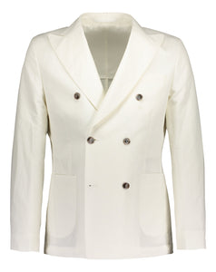 Kaksirivinen bleiseri Jacob<br> valkoinen <br> slim fit