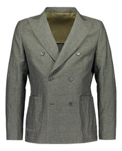 Load image into Gallery viewer, Earthy green linen-mix 5130
