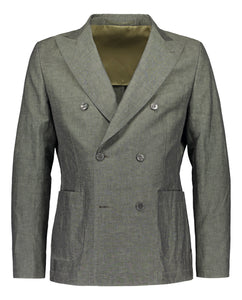 Earthy green linen-mix 5130