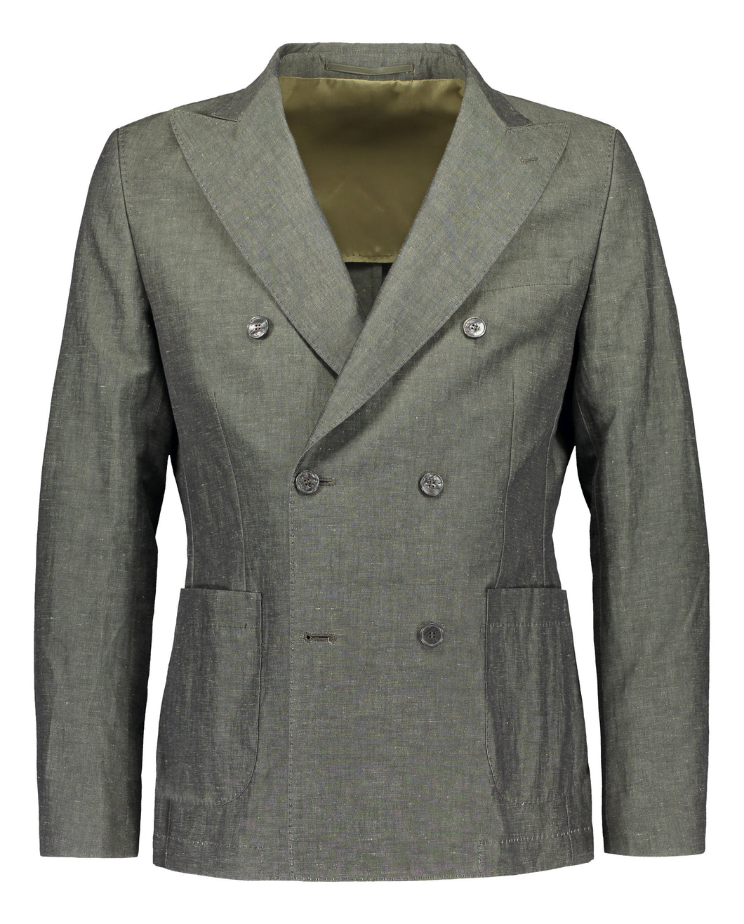Earthy green linen-mix 5130