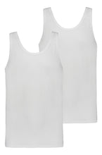 Load image into Gallery viewer, White tank top dual-pack

