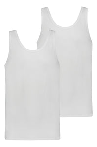 White tank top dual-pack