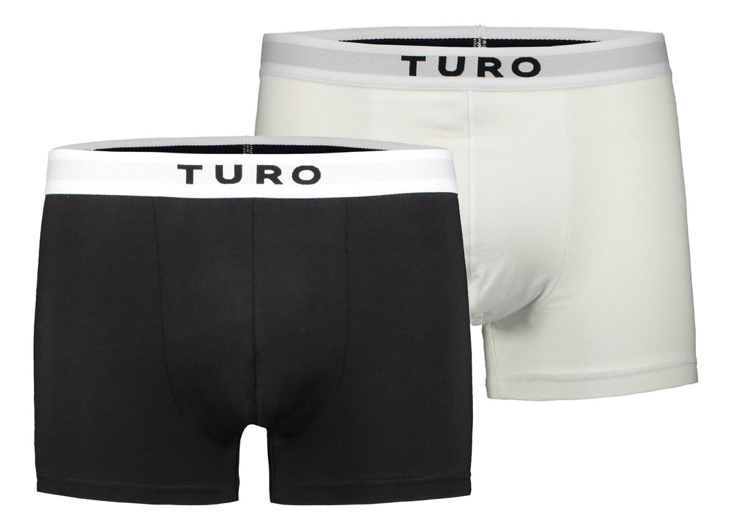 Boxers white/black dual-pack