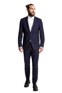 Berlin Blazer Marzotto <br> navy blue